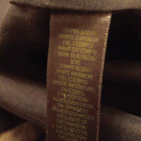 Rachel Roy Sheer and Solid Camo Rose Dress . Mixed Media.Witchy.Cottagegoth - Picture 9 of 12